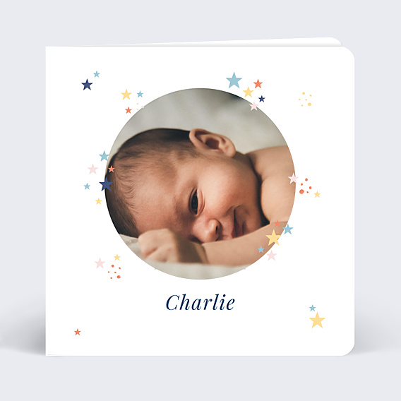 Faire-part Naissance Petites Etoiles