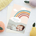 Faire part naissance Nuage Arc-en-ciel