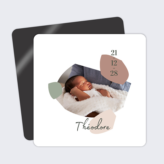 Faire part naissance Argile