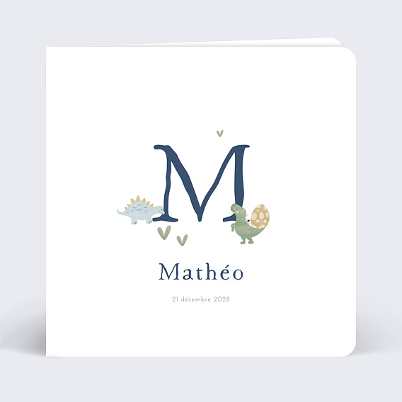 Faire part naissance Dinosaures Après 4