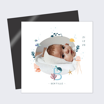 Faire-part Naissance Sous l'Océan