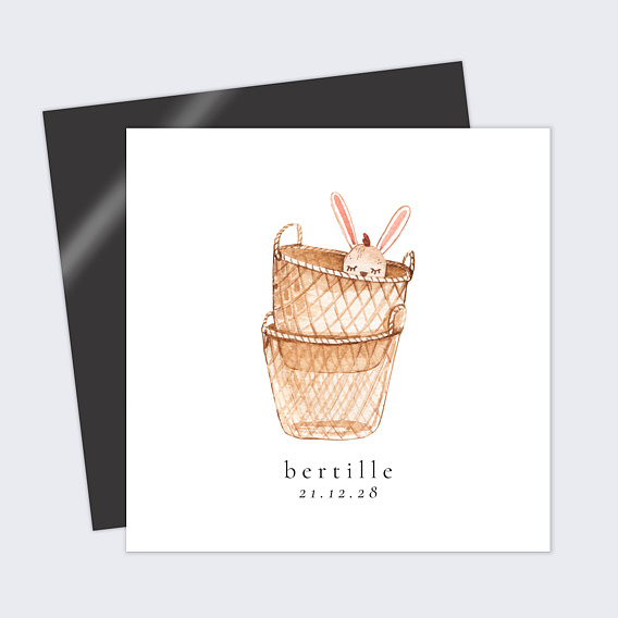 Faire part naissance Lapinou