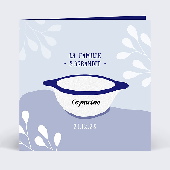 Faire part naissance Petit Bol