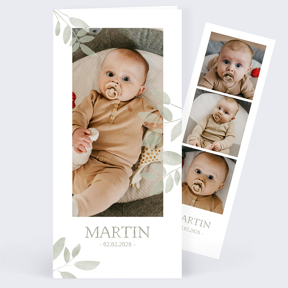Faire part naissance Jolis brins