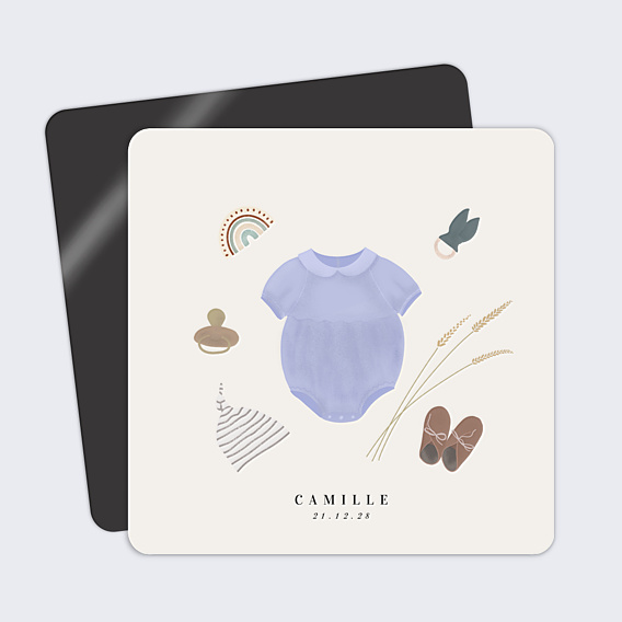 Faire-part Naissance Layette Myrtille