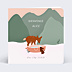 Faire-part Naissance Bébé de la montagne