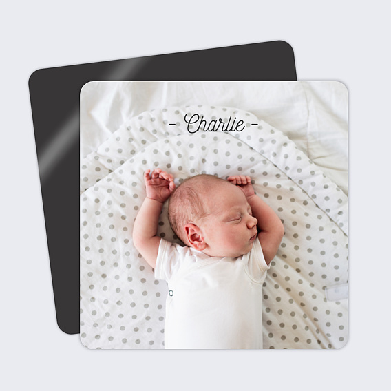 Faire part naissance Tirets