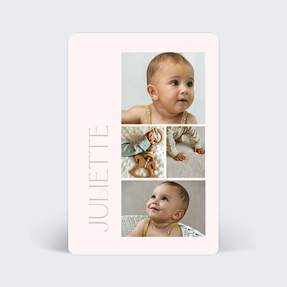 Faire-part Naissance Bébé d'été