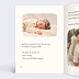 Faire part naissance Livre jeunesse Intérieur Gauche