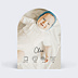 Faire-part Naissance Certificat Vertical Noir