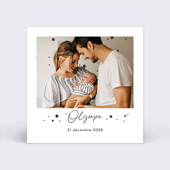 Faire-part Naissance Bonne Étoile