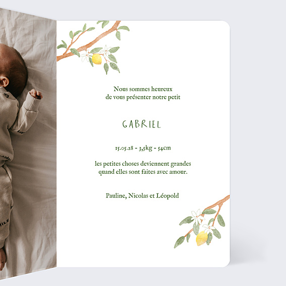 Faire-part Naissance Petits Vêtements