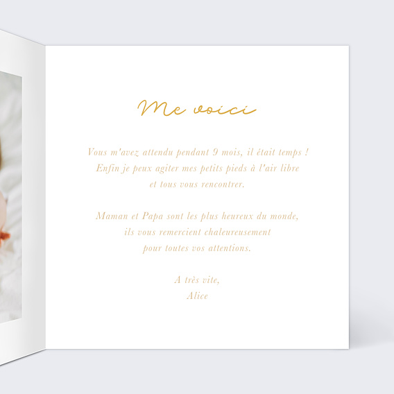 Faire-part Naissance Petits Pieds