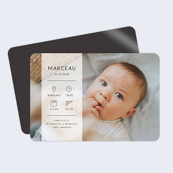 Faire part naissance Bébé d'Amour