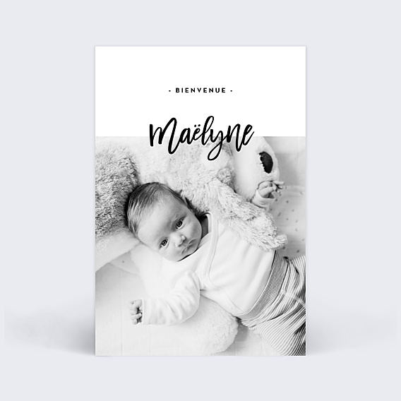 Faire-part Naissance Belles Lettres