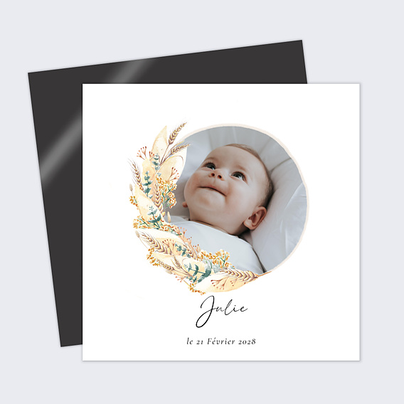 Faire part naissance Bohemia