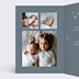 Faire part naissance Flocon d'hiver Intérieur Gauche