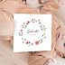 Faire-part Naissance Printemps fleurie