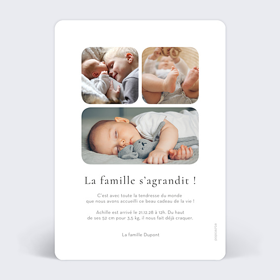 Faire-part Naissance Grand Frère