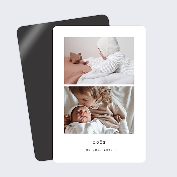 Faire part naissance Polaroid II