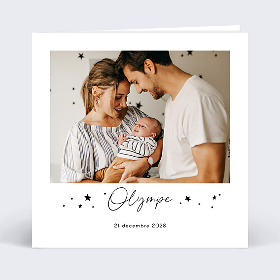 Faire-part Naissance Bonne Étoile