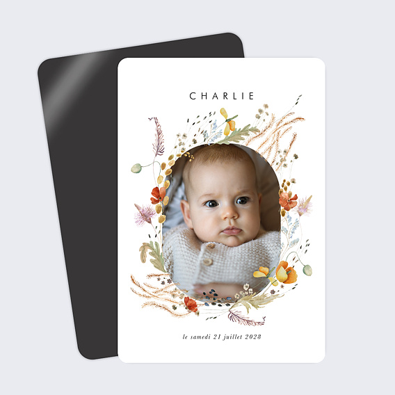 Faire part naissance Joli printemps