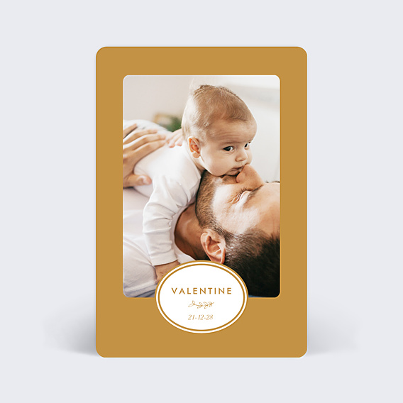 Faire-part Naissance Romantique Ambre