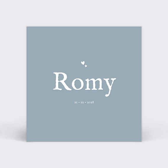 Faire part naissance Romy