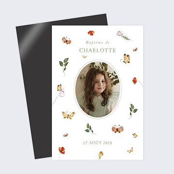 Faire-part Naissance Papillon