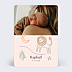 Faire-part Naissance Dessin de Lion