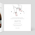 Faire part naissance Illustration Fille Intérieur Droit