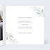 Faire part naissance Lettrine Intérieur Droit