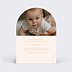 Faire part naissance Arche rayures Verso