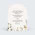 Faire part naissance Bouquet Sauvage Verso