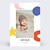 Faire part naissance Formes Colorées