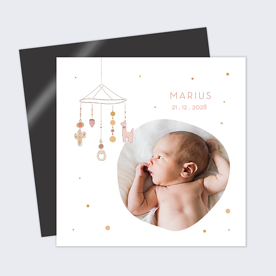 Faire part naissance Mobile