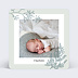 Faire part naissance Botanique Simple