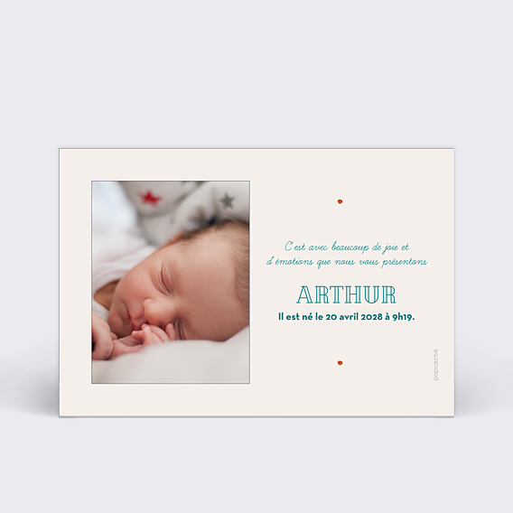 Faire-part Naissance Salopette