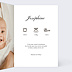 Faire-part Naissance Empreinte bébé