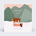 Faire part naissance Bébé de la montagne
