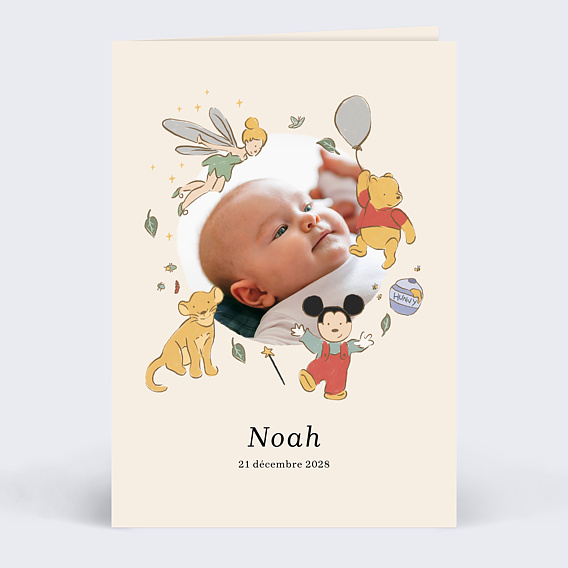 Faire part naissance Bande de copains Recto