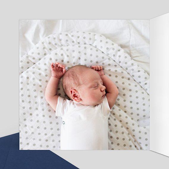 Faire part naissance Dorure Mystique Intérieur Gauche