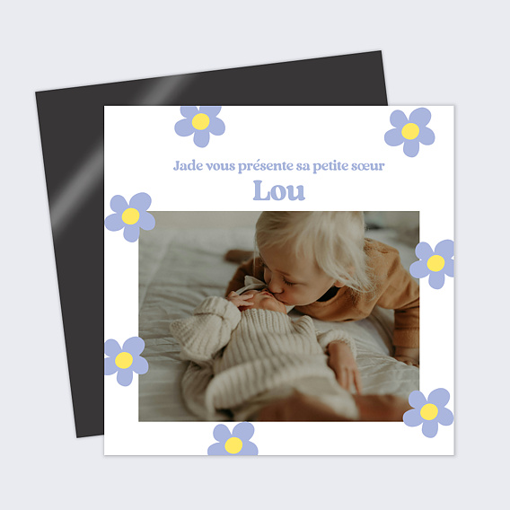 Faire part naissance Marguerite