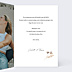 Faire-part Pacs Couronne de Fleurs Sauvages