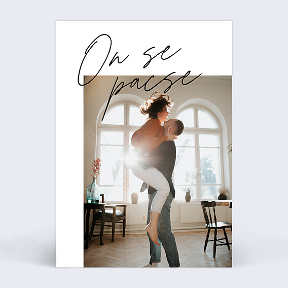 Faire-part Pacs Grande Typo