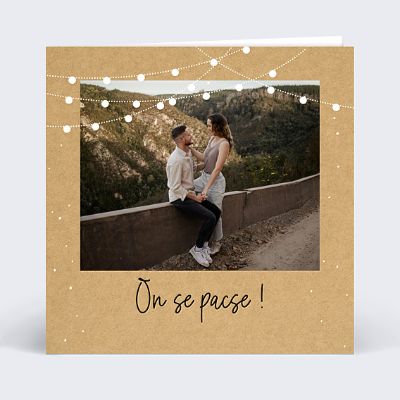 Faire-part Pacs Arbre