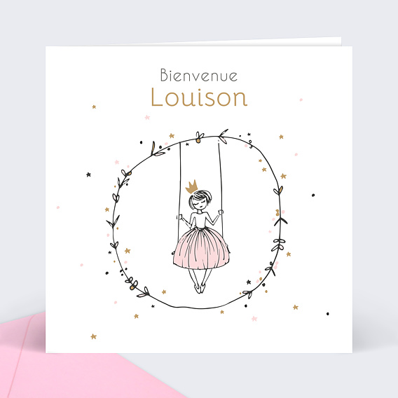 Carte Felicitation Naissance Personnalisable Popcarte