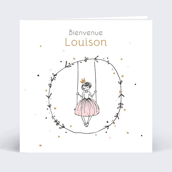 Carte Felicitation Naissance Personnalisable Popcarte