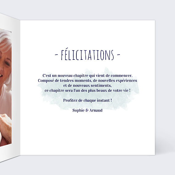 Félicitations Naissance Linge de Famille