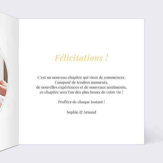 Félicitations Naissance Baby Éléphant